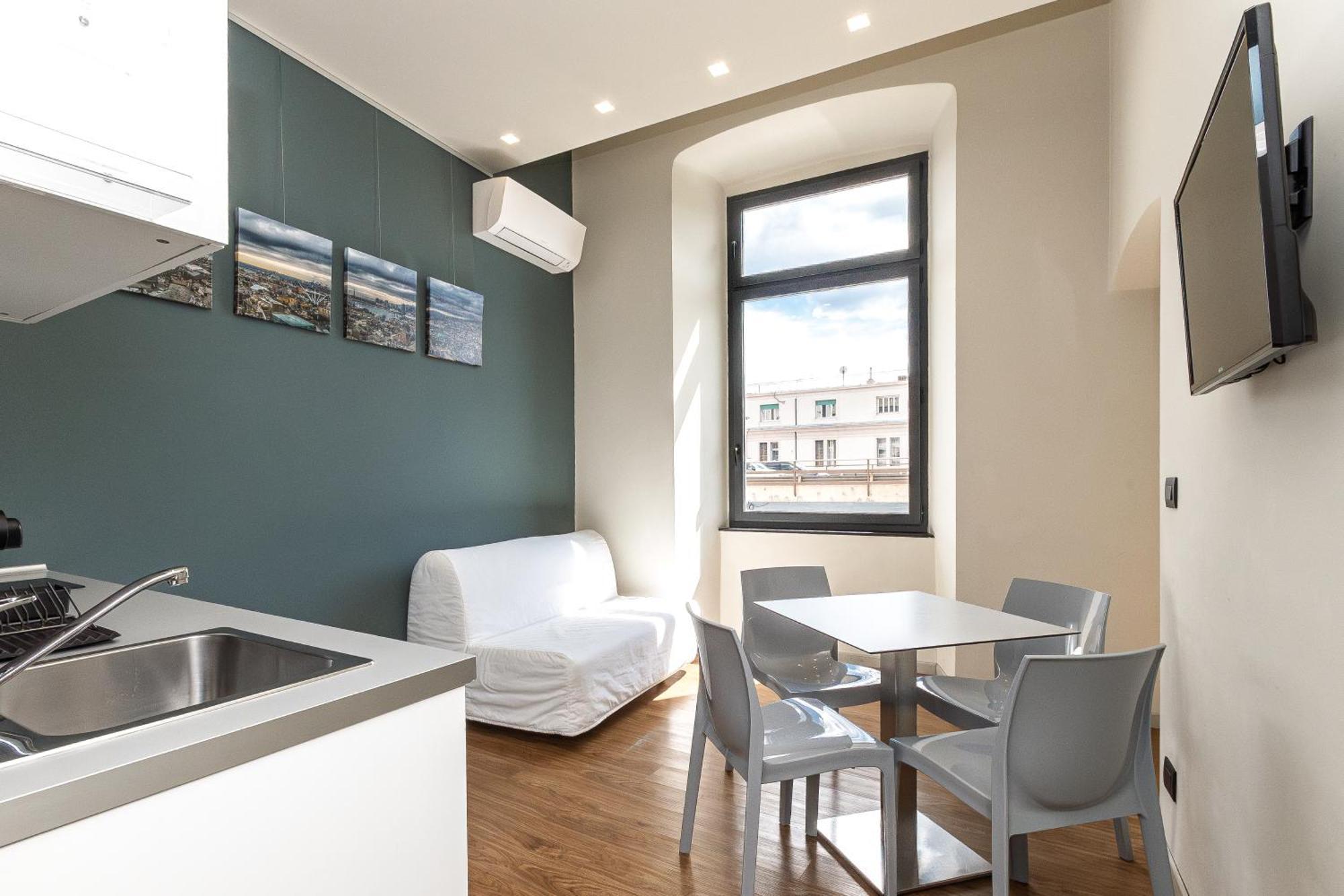 Ferienwohnung Pieno Centro - 3 Min Acquario Genua Exterior foto